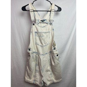 WILD FABLE ACID WASH OVERALL SHORTS [SIZE SMALL]